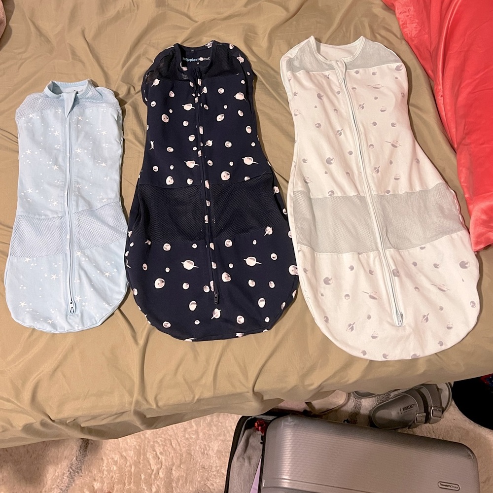 Happiest Baby Sleepea 5 second swaddle Bundle S, M, L